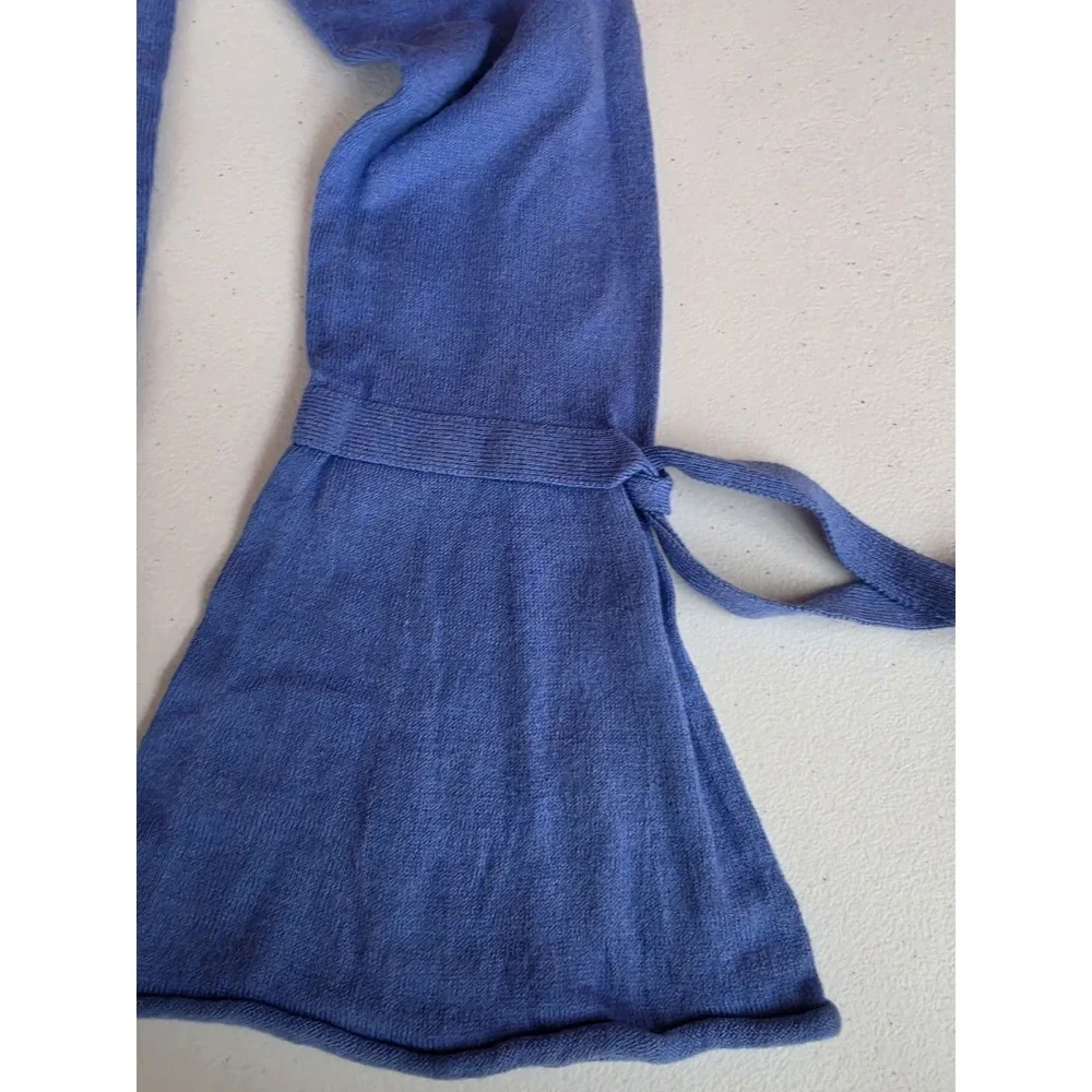 NWOT MK Michael Kors Blue Bell Sleeve Sweater S Small Hippie Boho